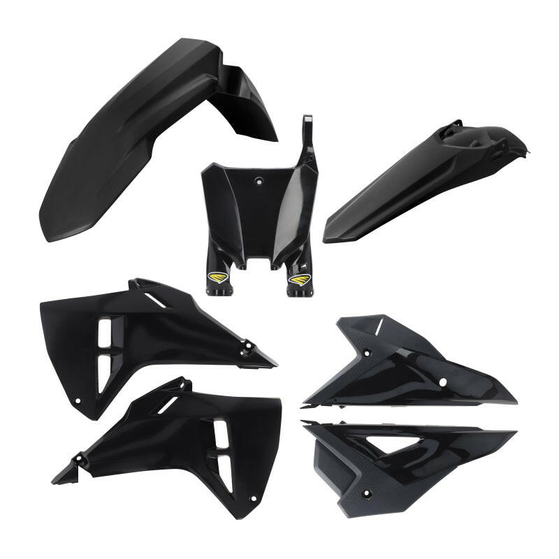 Cycra 2025 Honda CRF250/450R 5 Pc Replica Kit - Black Plastics Cycra