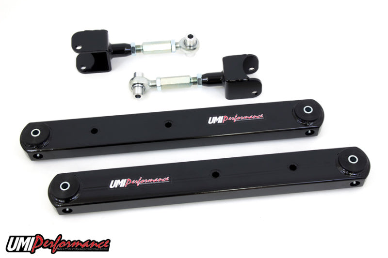 UMI Performance 78-88 GM G-Body Rear Control Arm Kit Fully Boxed Lowers Adjustable Uppers Control Arms UMI Performance