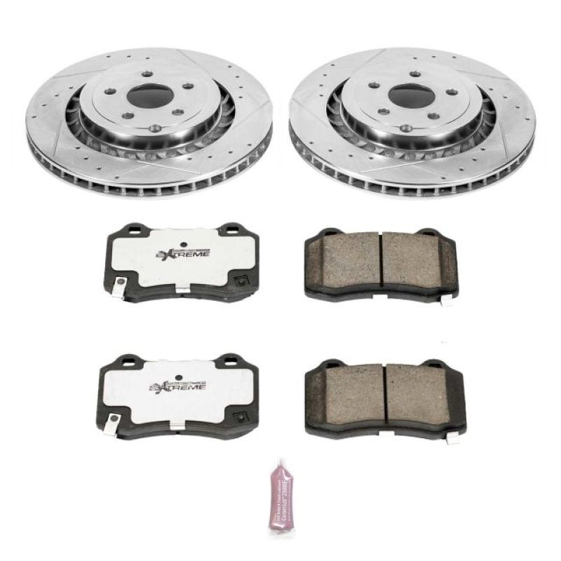 Power Stop 15-17 Chevrolet SS Rear Z26 Street Warrior Brake Kit Brake Kits - Performance D&S PowerStop