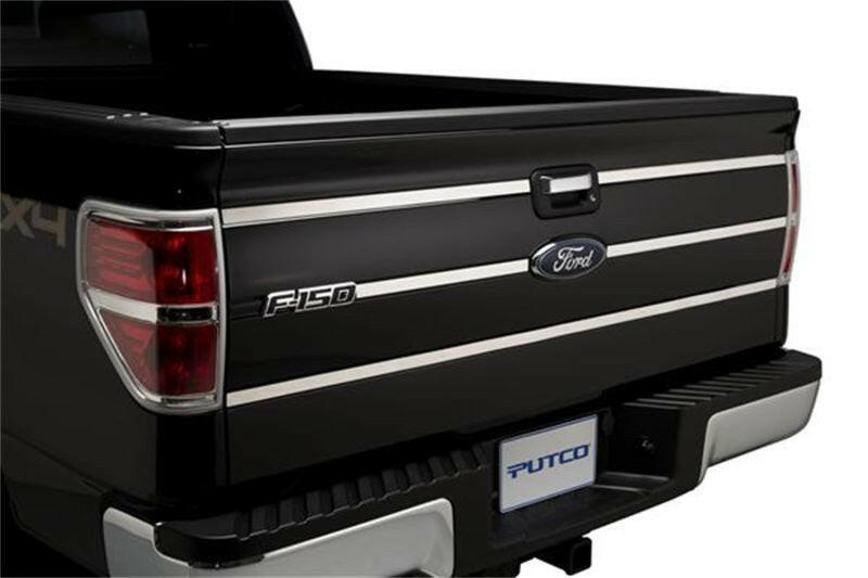 Putco 09-14 Ford F-150 - SS Tailgate Accent - 6pcs (3 Horizontal Lines) Tailgate Accents Exterior Trim Putco