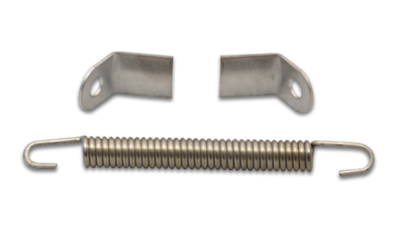 Vibrant Weld on Collector Tab Kit (includes 2 x S.S. collector tabs and 3-1/2in long spring) Exhaust Hardware Vibrant