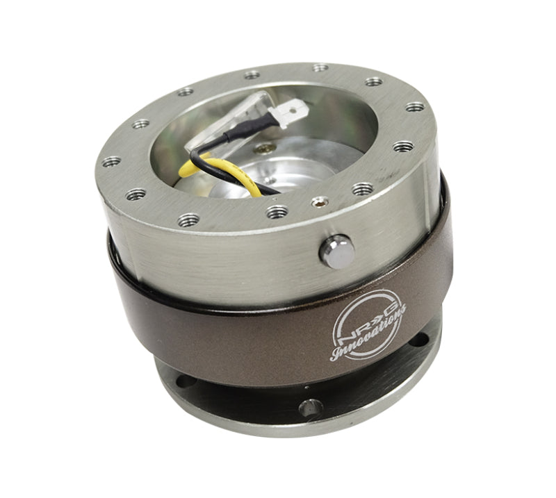 NRG Quick Release Gen 2.0 - Gunmetal Body / Titanium Chrome Ring Quick Release Adapters NRG