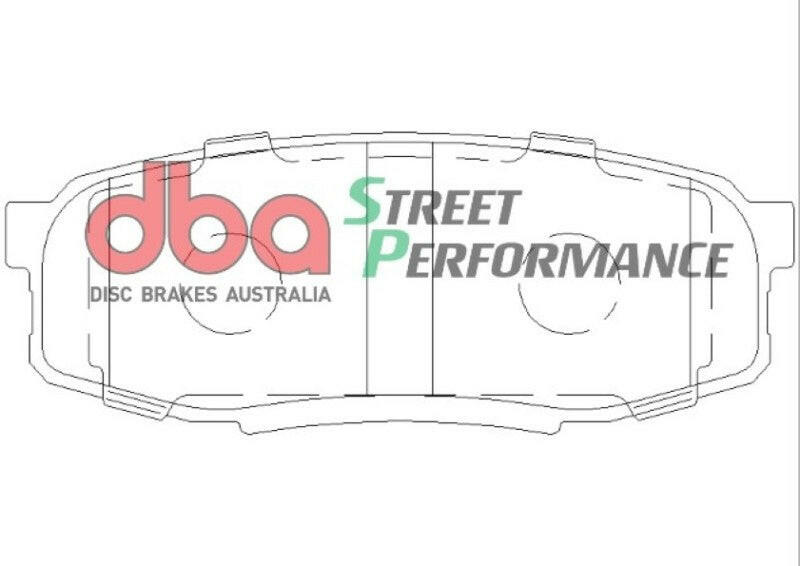 DBA 08-19 Lexus LX570 SP Performance Rear Brake Pads Brake Pads - Performance DBA
