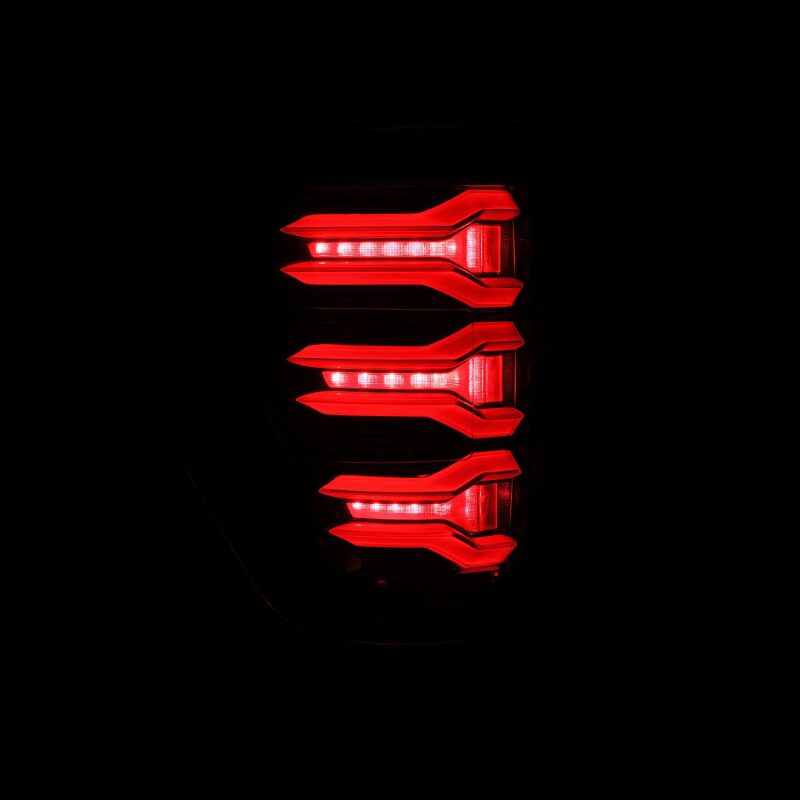 AlphaRex 21-22 Ford F150 LUXX LED Projector Tail Lights - Alpha-Black Tail Lights AlphaRex