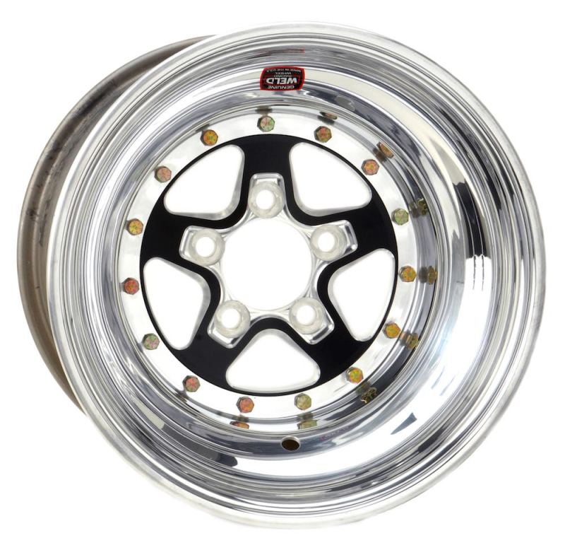 Weld Alumastar 2.0 15x10 / 5x4.5 BP / 7in. BS Black Wheel - Non-Beadlock Wheels - Forged Weld