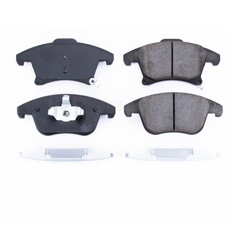 Power Stop 13-19 Ford Fusion Front Z17 Evolution Ceramic Brake Pads w/Hardware Brake Pads - OE PowerStop