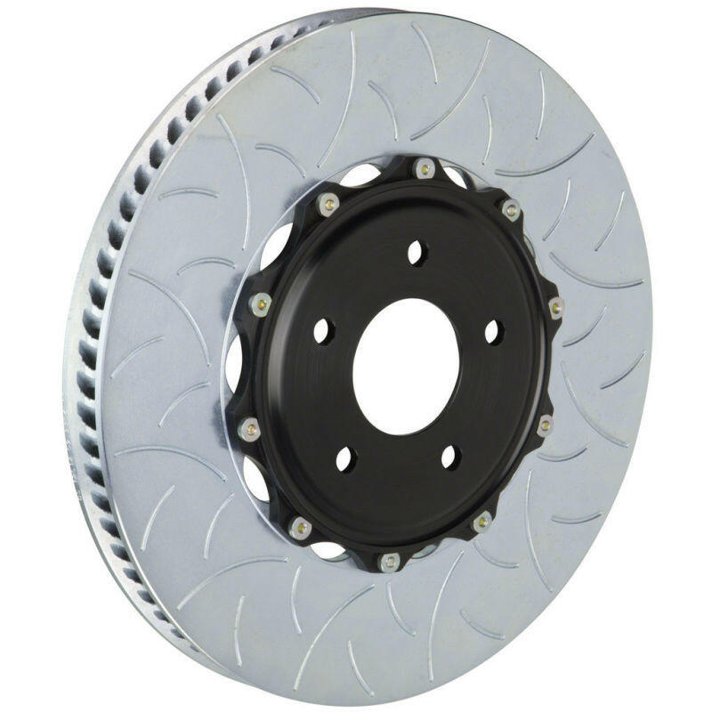 Brembo 00-04 996 GT3 Cup Front 2-Piece Discs 350x34 2pc Rotor Slotted Type-3 Brake Rotors - Slot & Drilled Brembo