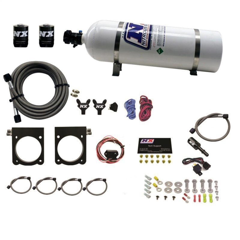 Nitrous Express 13-17 Dodge Viper (Gen-V) Nitrous Plate Kit (50-400HP) w/15lb Bottle Nitrous Systems Nitrous Express