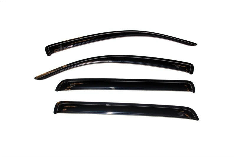 AVS 07-18 Toyota Tundra Crewmax Ventvisor Outside Mount Window Deflectors 4pc - Smoke Wind Deflectors AVS