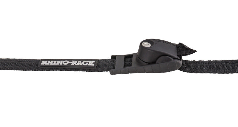 Rhino-Rack Rapid Tie Down Straps - 2.5m/8ft - Pair - Black Cargo Tie-Downs Rhino-Rack
