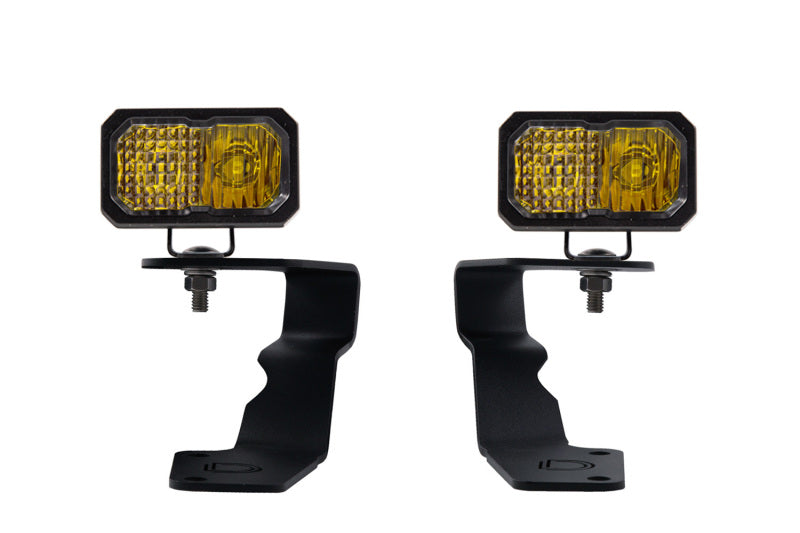 Diode Dynamics 15-21 Subaru WRX/STi Pro Stage Series 2in LED Ditch Light Kit - Yellow Combo Light Accessories and Wiring Diode Dynamics