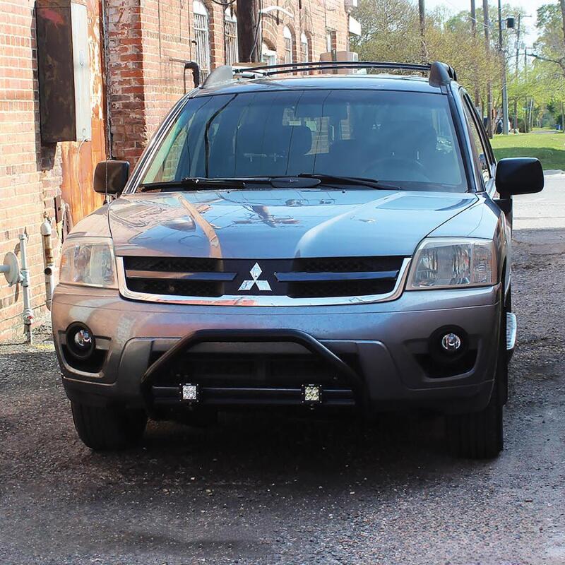 Westin Safari Light Bar Universal (11.5in mounting depth) - Black Bull Bars Westin