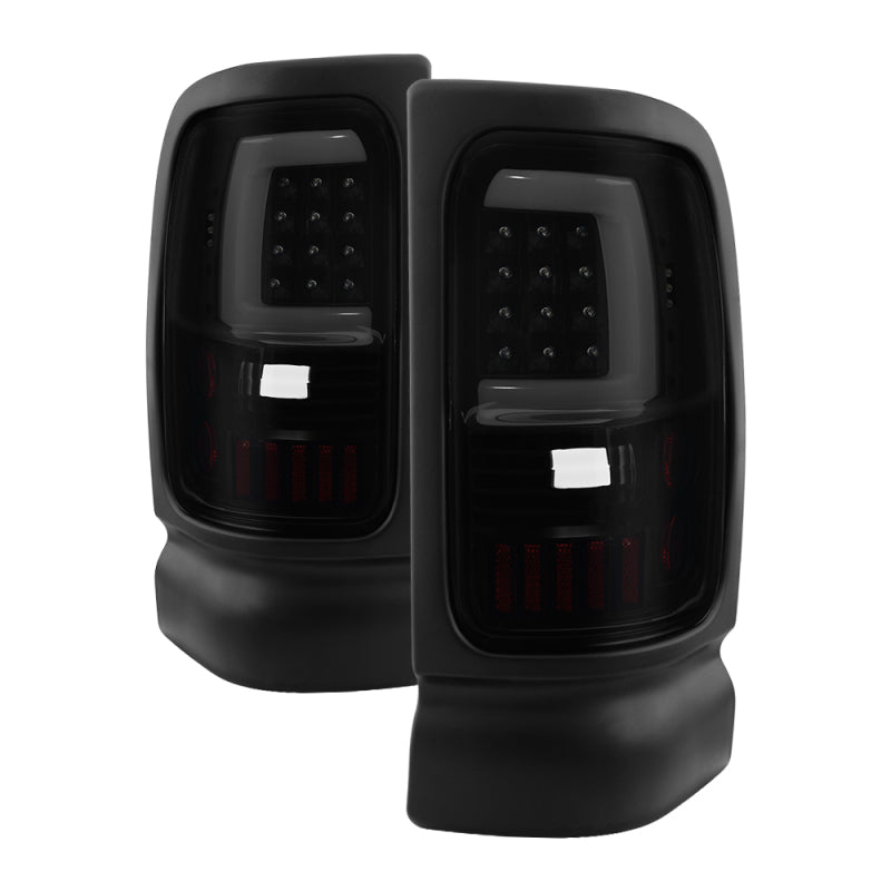 xTune Dodge Ram 1500 94-01 Tail Lights - Light Bar LED - Black ALT-ON-DRAM94V3-LBLED-BSM Tail Lights SPYDER
