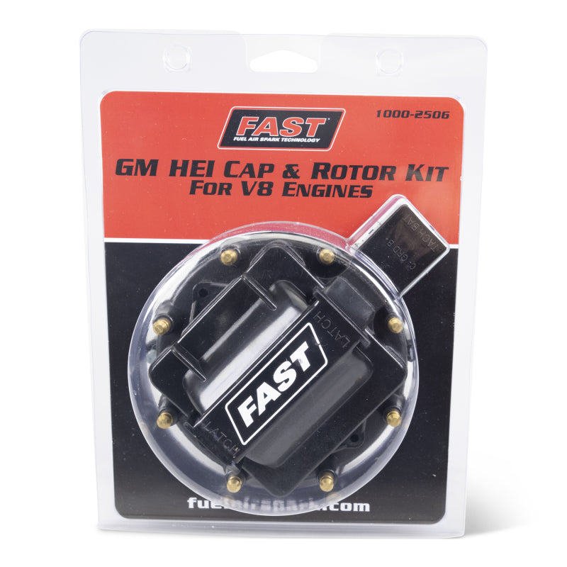 Fast Cap/Coil/Cover Kit, Hei Distributor, Black Hardware Kits - Other FAST
