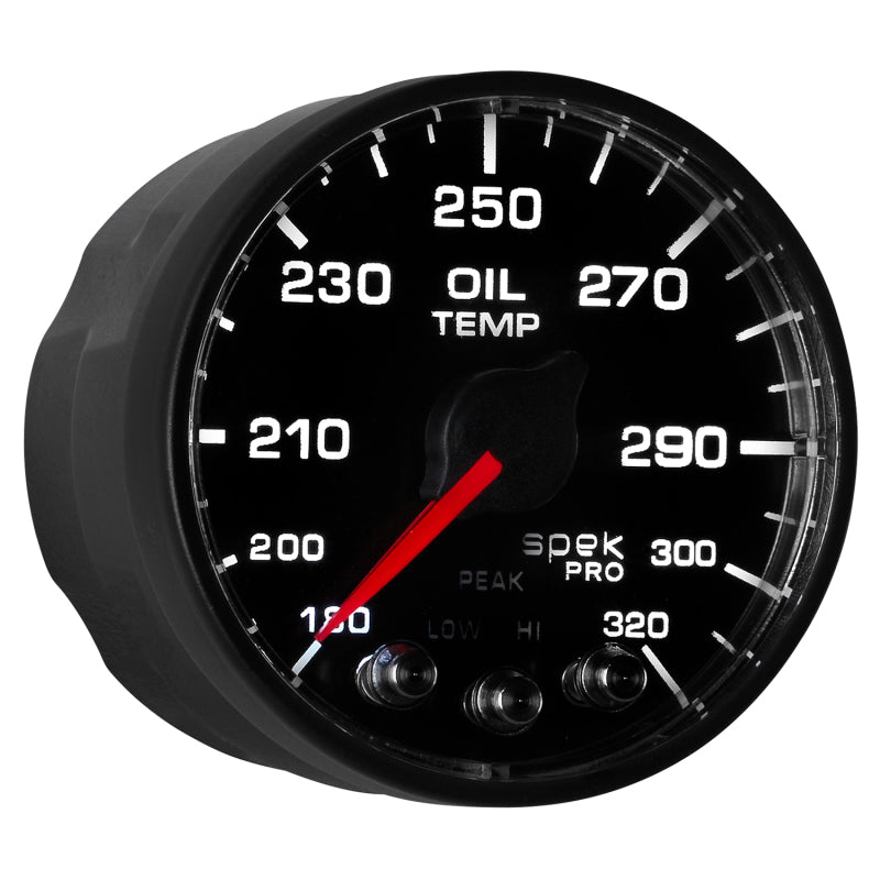 Autometer Spek-Pro - Nascar 2-1/16in Oil Temp 180- 320F Bfb Ecu Gauges AutoMeter