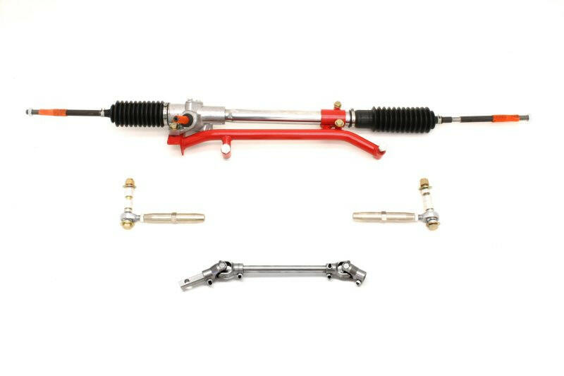 BMR 93-02 F-Body Manual Steering Conversion Kit (For Stock K-Member Only) - Red Steering Racks BMR Suspension