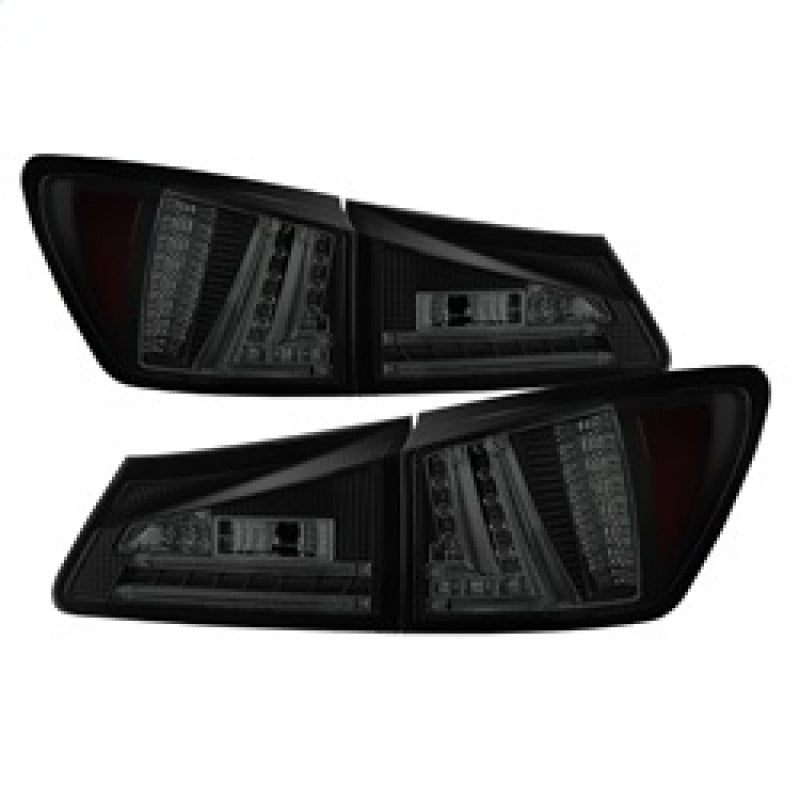 Spyder Lexus IS250 06-08 LED Tail Lights Black Smoke ALT-YD-LIS06-LED-BSM Tail Lights SPYDER