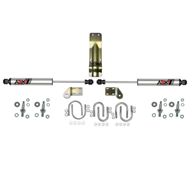 Skyjacker 98-02 Dodge Ram 2500/3500 ADX 2.0 Dual Stabilizer Kit w/ Polished Alum. Alignment Kits Skyjacker