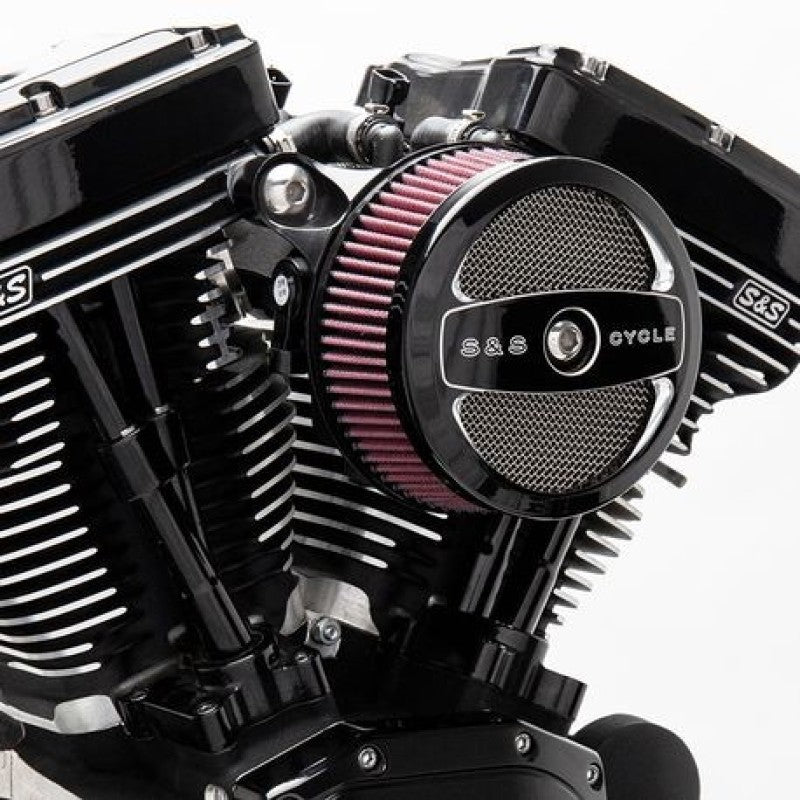 S&S Cycle 2007+ XL Sportster Models w/ Stock EFI Stealth Air Cleaner Kit w/ Air 1 Cover Air Intake Components S&S Cycle
