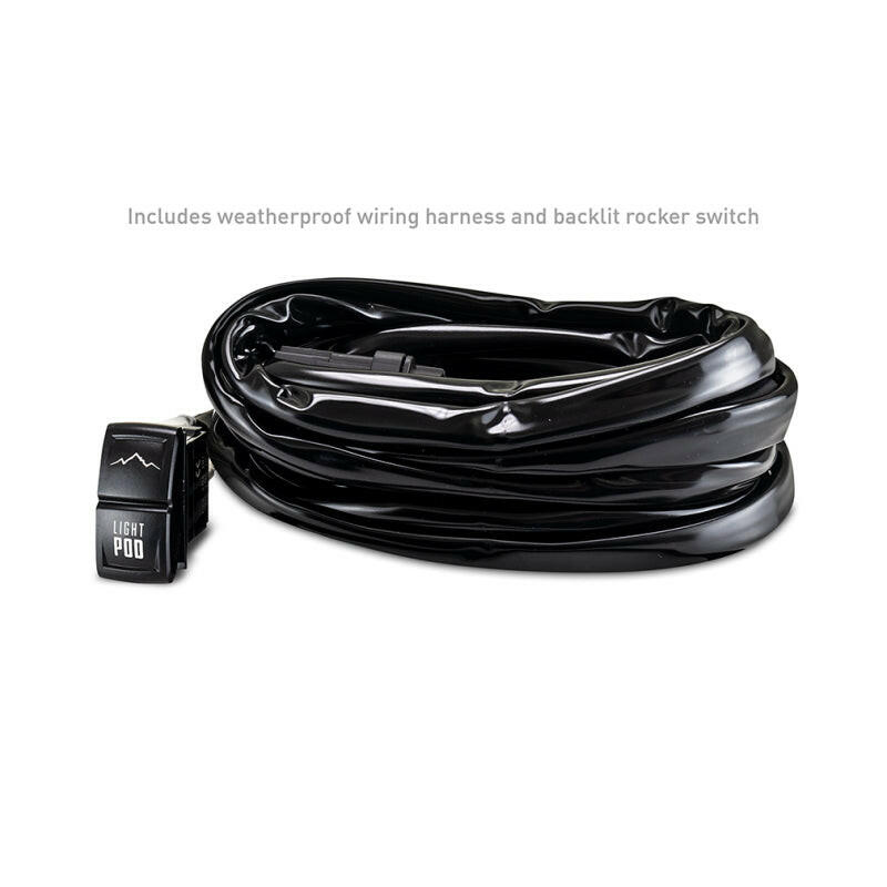 Borne Off-Road 21+ Bronco Light Pods 2pc Ditch 3x3 Spot Light Bars & Cubes Borne Off-Road