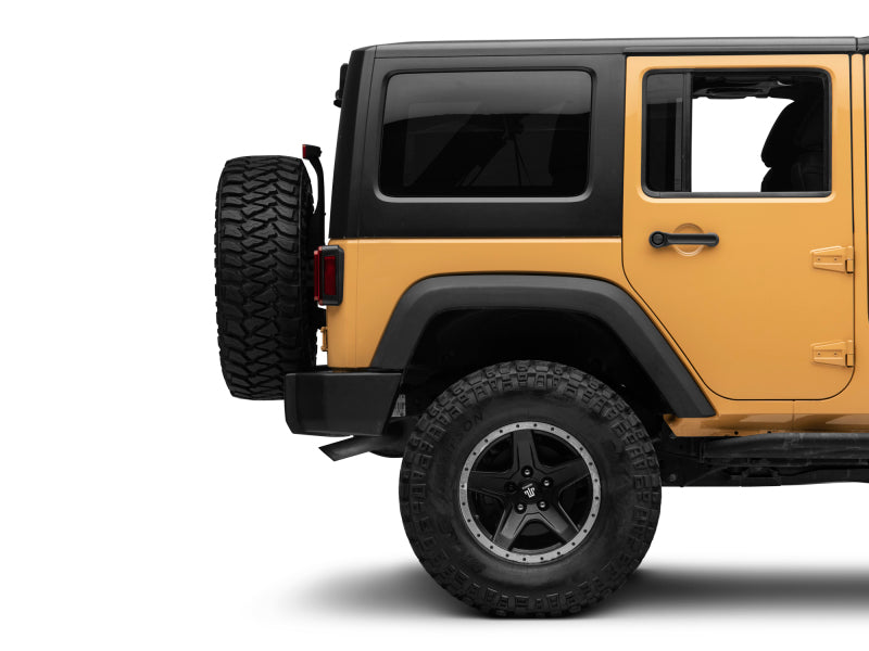 Raxiom 07-18 Jeep Wrangler JK JL Style LED Tail Lights- Black Housing - Red Lens Tail Lights Raxiom