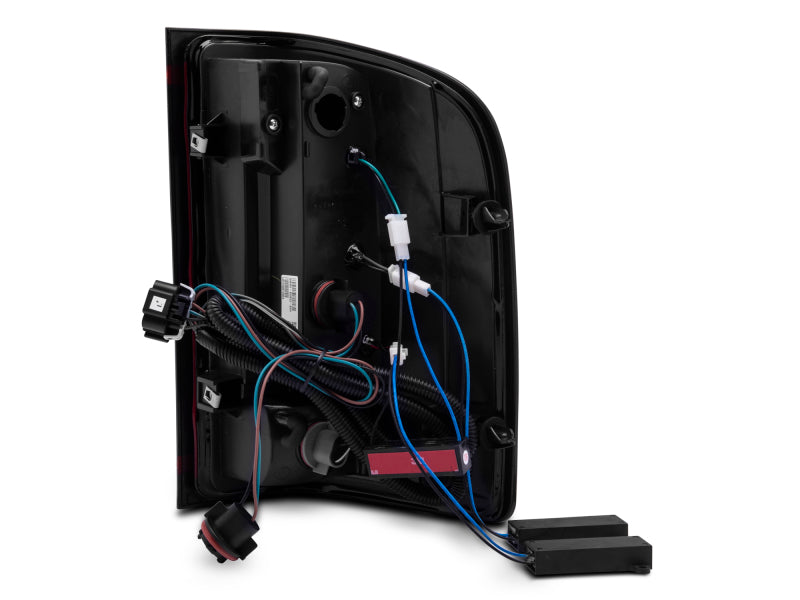 Raxiom 07-13 Chevy Silverado 1500 G2 LED Tail Lights- Black Housing (Clear Lens) Tail Lights Raxiom