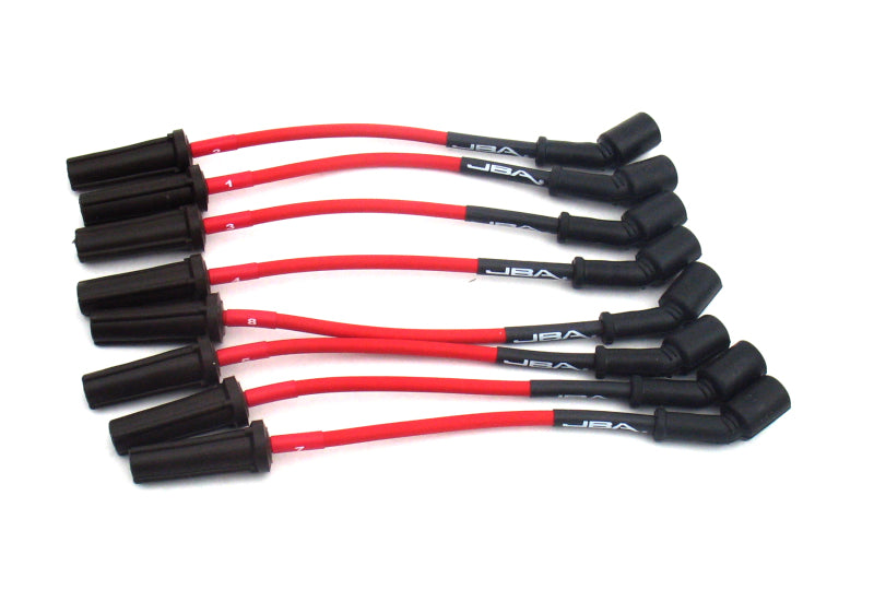 JBA 99-06 GM Truck 4.8L/5.3L/6.0L Ignition Wires - Red Spark Plug Wire Sets JBA