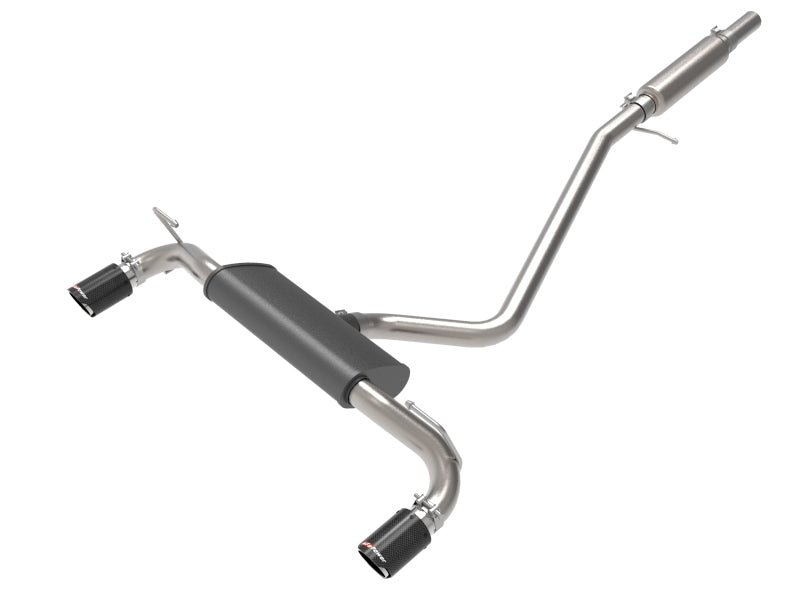 aFe Ford Bronco Sport 21-22 L3-1.5L (t)/L4-2.0L (t) Vulcan Cat-Back Exhaust System- Carbon Tips Catback aFe