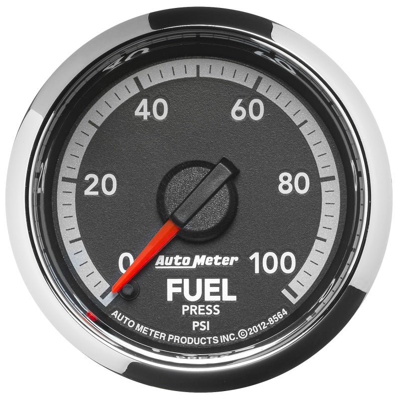 Autometer Factory Match 2 1/6in Full Sweep Electronic 0-100 PSI Fuel Pressure Gauge Dodge Ram Gen 4 Gauges AutoMeter