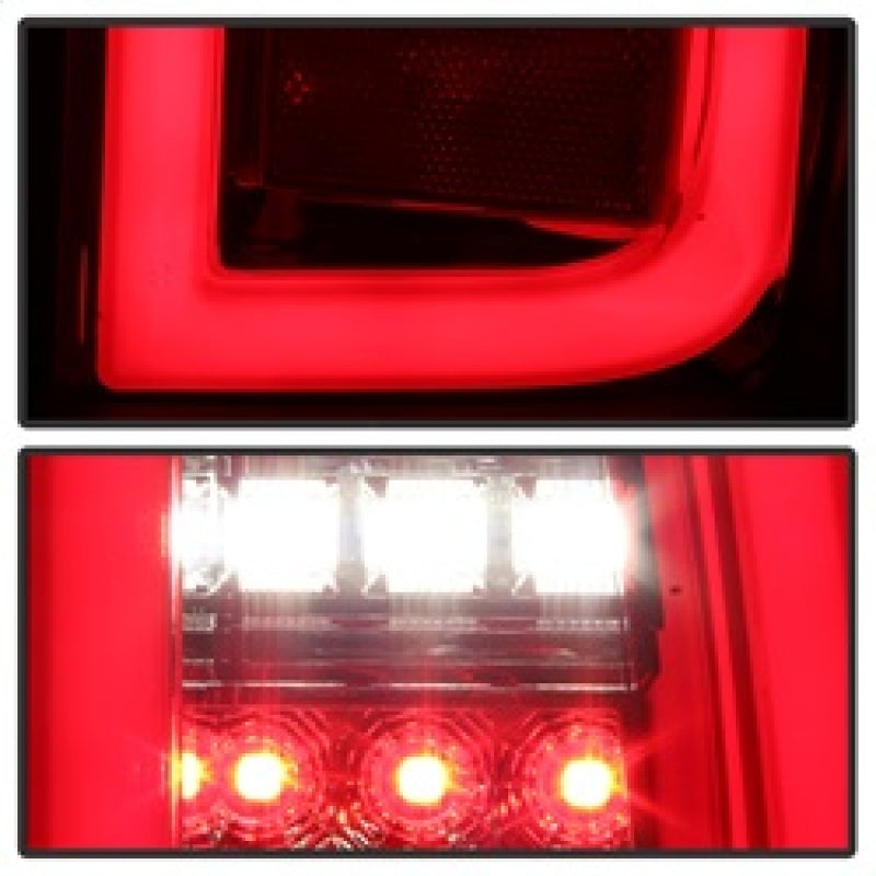 Spyder Chevy Tahoe / Suburban 15-17 LED Tail Lights - Red Clear (ALT-YD-CTA15-LED-RC) Tail Lights SPYDER