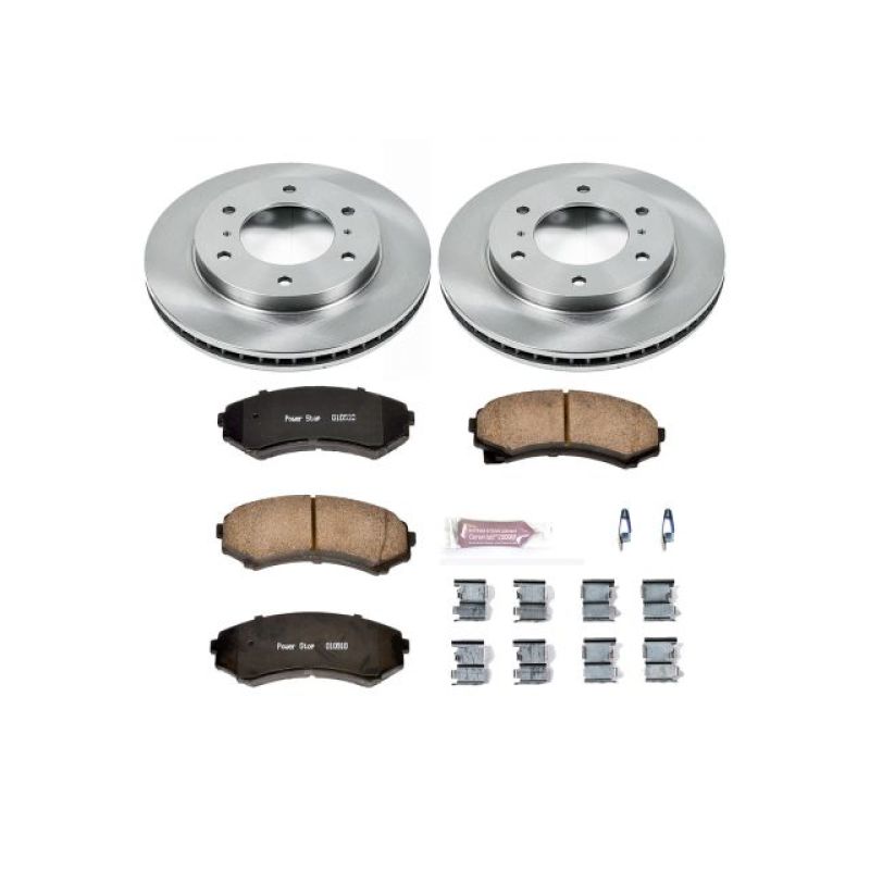 Power Stop 01-06 Mitsubishi Montero Front Autospecialty Brake Kit Brake Kits - OE PowerStop
