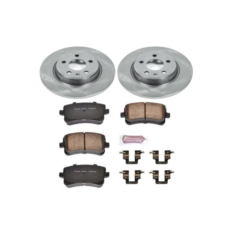 Power Stop 09-16 Audi A4 Rear Autospecialty Brake Kit Brake Kits - OE PowerStop