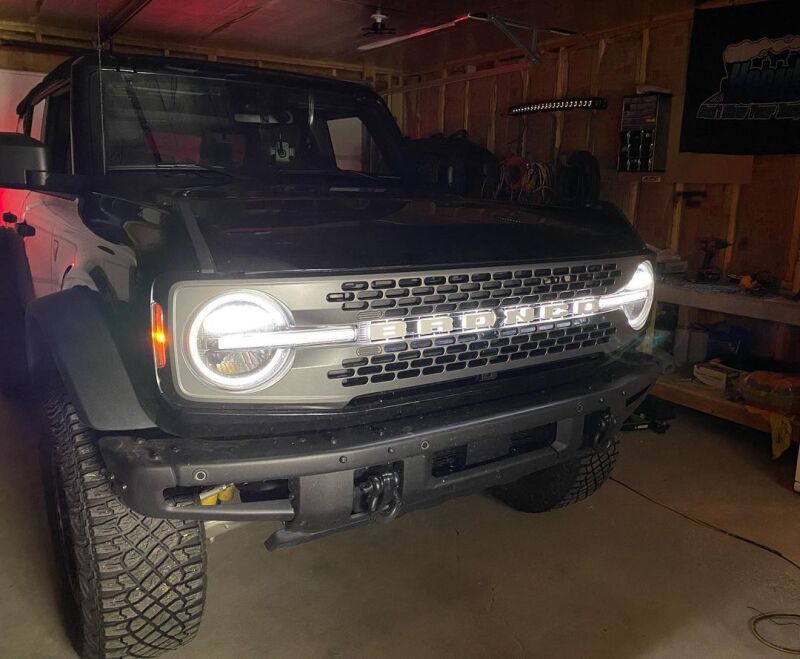 ORACLE Lighting Universal Illuminated LED Letter Badges - Matte Wht Surface Finish - R Light Accessories and Wiring ORACLE Lighting