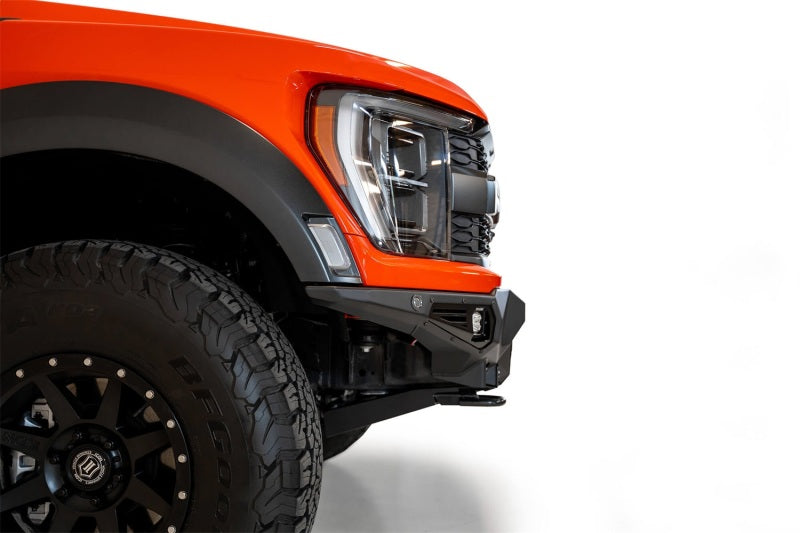 Addictive Desert Designs 2021+ Ford Raptor Bomber Front Bumper w/ 4 Rigid 360 6in Light Mounts Bumpers - Steel Addictive Desert Designs