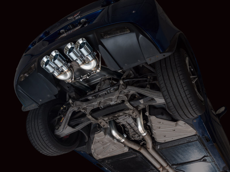 AWE Tuning C6 Chevrolet Corvette Z06/ZR1 Touring Edition Axle-Back Exhaust w/ Chrome Silver Tips Axle Back AWE Tuning
