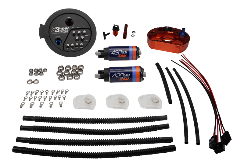 DeatschWerks 20-24 A90/91 Toyota Supra/G8X BMW M3/M4 Fuel Pump Module w/Dual DW420s Fuel Pumps DeatschWerks