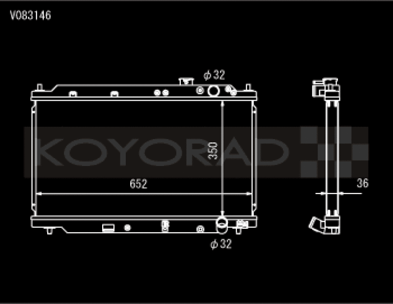 Koyo 94-01 Acura Integra (MT w/ Showa/Denso OEM) Radiator Radiators Koyo