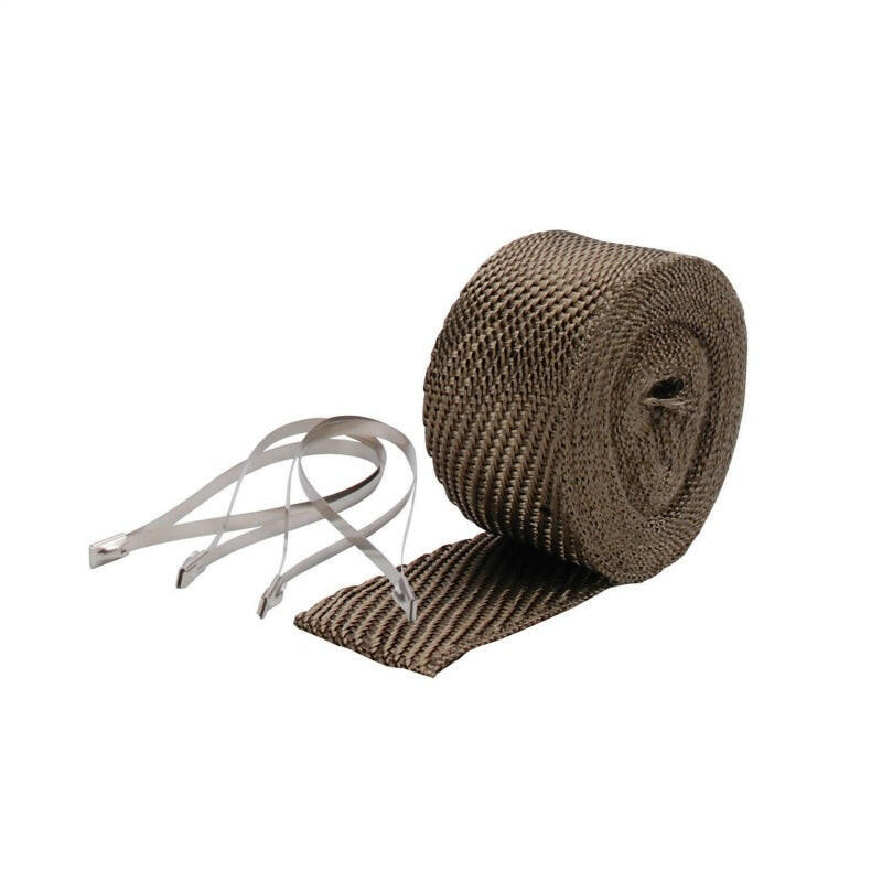 DEI Exhaust Wrap Kit - Pipe Wrap and Locking Tie - Titanium Exhaust Wrap DEI