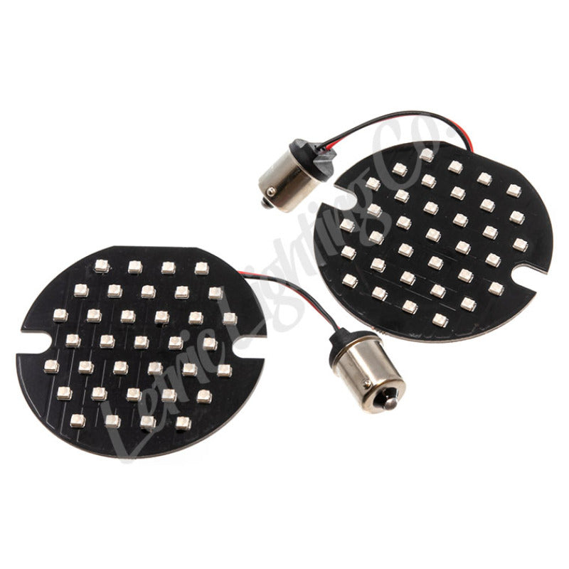 Letric Lighting 99-03 Road Glide Flat Lens Style LED Insert - Red Light Accessories and Wiring Letric Lighting