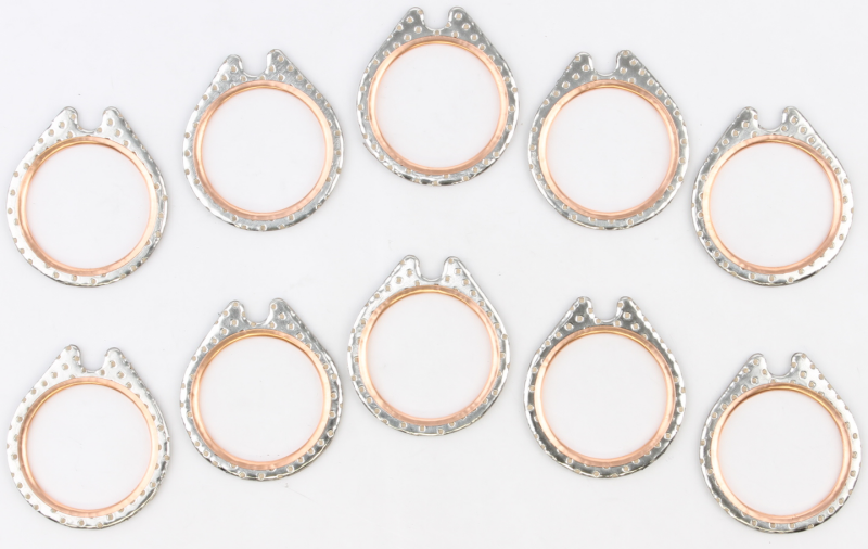 Twin Power 55-E78 Big Twin and XL Intake Seals Replaces H-D 27060-55 10 Pk Intake Gaskets TwinPower