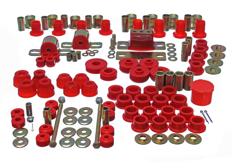 Energy Suspension 63-82 Chevrolet Corvette Red Hyper-flex Master Bushing Set Bushing Kits Energy Suspension