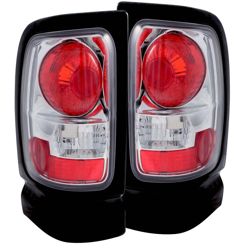 ANZO 1994-2001 Dodge Ram Taillights Chrome Tail Lights ANZO
