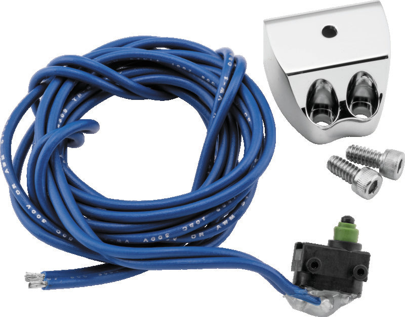 Performance Machine Brake Light Switch Assembly - Chrome Handlebars Performance Machine