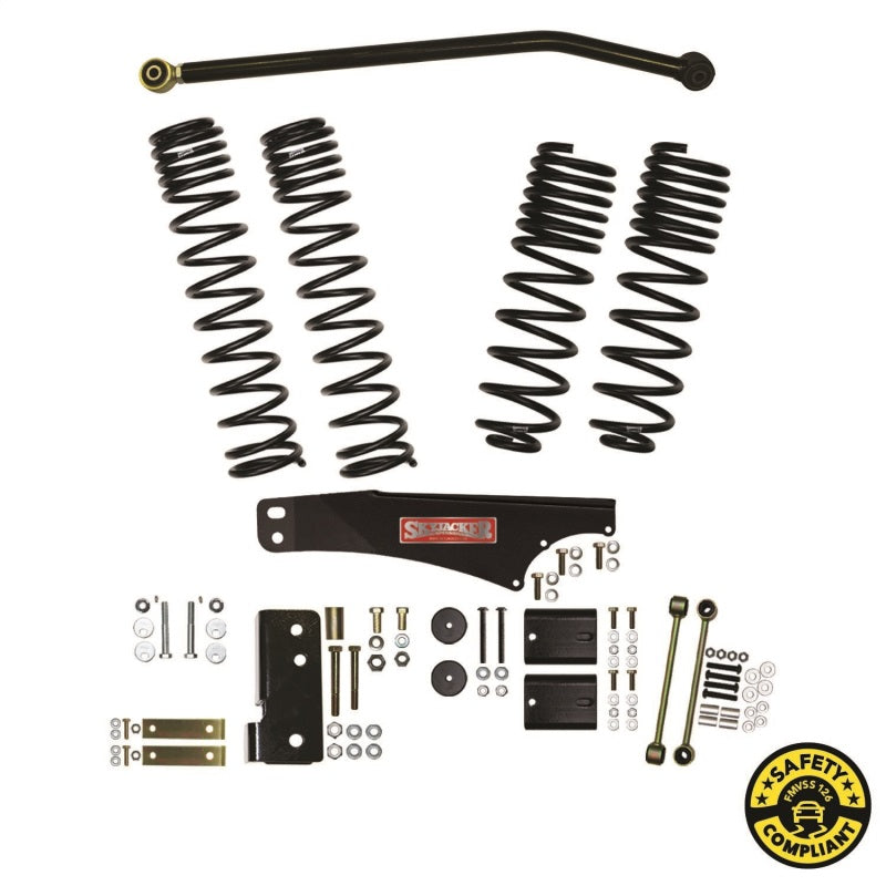 Skyjacker 07-18 Jeep Wrangler (JKU) 4in Lift Kit Component Box w/ Dual Rate Long Travel Springs Lift Kits Skyjacker
