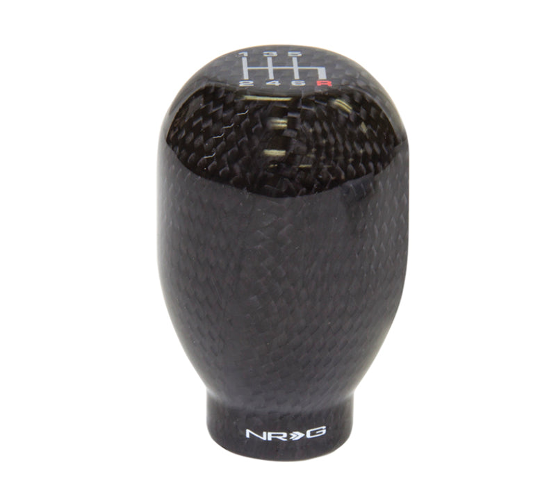 NRG Universal Shift Knob 42mm - Heavy Weight 480G / 1.1Lbs. - Black Carbon Fiber (6 Speed) Shift Knobs NRG