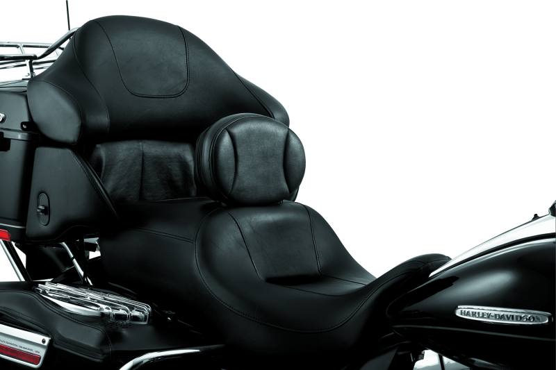 Kuryakyn Plug-In Driver Backrest 97-Up Touring Chrome Seats Kuryakyn