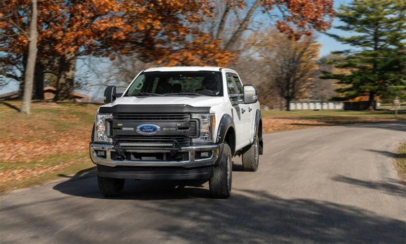 Bushwacker 17-18 Ford F-250 Super Duty Pocket Style Flares 4pc - Black Fender Flares Bushwacker