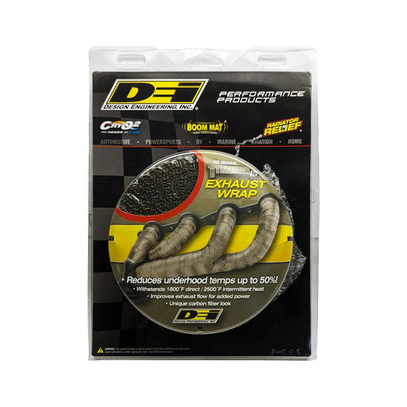 DEI Exhaust Wrap 1in x 50ft - Titanium Exhaust Wrap DEI