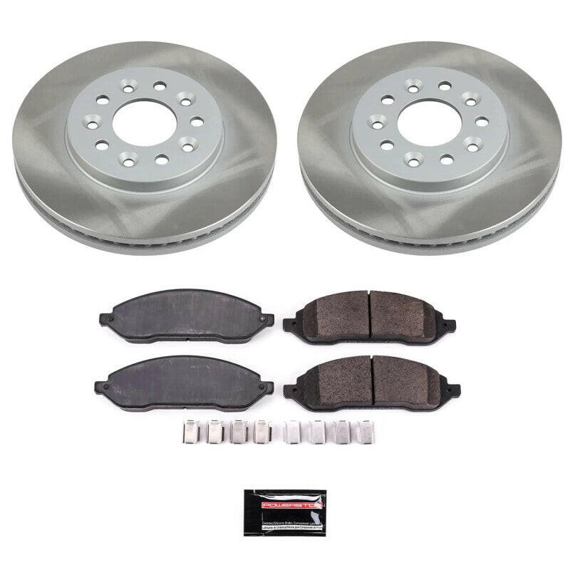 Power Stop 04-07 Mercury Monterey Front Semi-Coated Rotor Kit Brake Kits - Performance Blank PowerStop