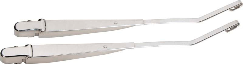 Kentrol 97-06 Jeep Wrangler TJ Windshield Wiper Arms Pair - Polished Silver Windows Kentrol